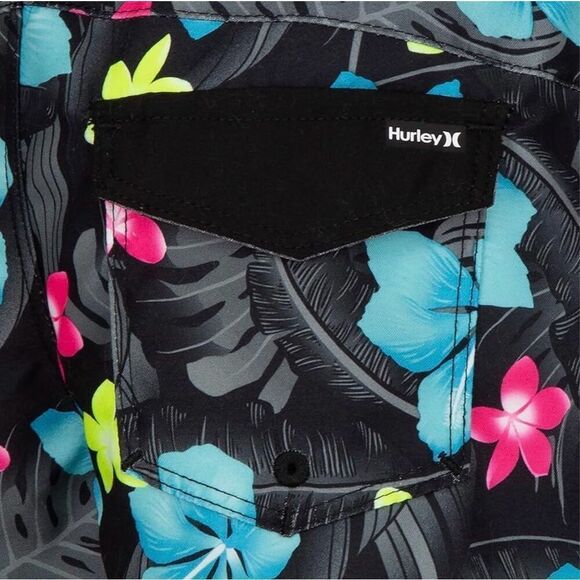 HURLEY - Big Boys Sz 20/30 Board Shorts/Drawstring Adj. Waistband/Above Knee - Picture 16 of 16